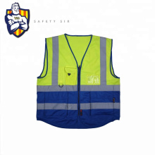 Europe market standard EN20471 ANS security reflective safety vest traffic vest